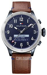 Tommy Hilfiger TH 24/7 Niebieski/Skóra Ø46 mm 1791300