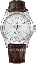 Tommy Hilfiger Srebrny/Skóra Ø42 mm 1791377