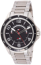 Tommy Hilfiger Czarny/Stal Ø44 mm 1791394