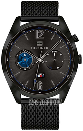 Tommy Hilfiger Czarny/Stal Ø44 mm 1791547