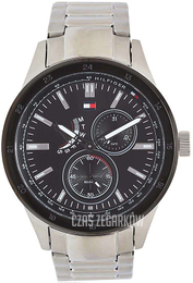 Tommy Hilfiger Austin Czarny/Stal Ø44 mm 1791639