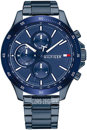 Tommy Hilfiger Bank Niebieski/Stal Ø46 mm 1791720