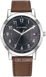 Tommy Hilfiger Szary/Skóra Ø42 mm 1791749