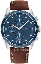 Tommy Hilfiger Parker Niebieski/Skóra Ø44 mm 1791837