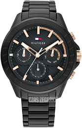 Tommy Hilfiger Aiden Czarny/Stal Ø45 mm 1791858