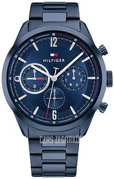 Tommy Hilfiger Matthew Niebieski/Stal Ø44 mm 1791945