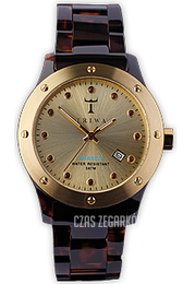 Triwa Brasco Turtle Żółte złoto/Acetat Ø38 mm DAAC101