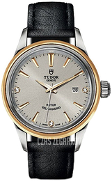 Tudor Style Srebrny/Skóra Ø28 mm 12103-0011