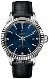 Tudor Style Niebieski/Skóra Ø28 mm 12110-0029