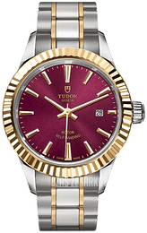 Tudor Style Czerwony/18 karatowe żółte złoto Ø28 mm M12113-0013