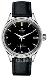 Tudor Style Czarny/Skóra Ø34 mm 12300-0008