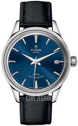 Tudor Style Niebieski/Skóra Ø34 mm 12300-0016