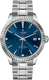 Tudor Style Niebieski/Stal Ø38 mm M12510-0017