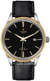 Tudor Style Czarny/Skóra Ø41 mm 12703-0009