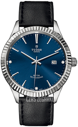 Tudor Style Niebieski/Skóra Ø41 mm 12710-0029