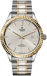 Tudor Style Srebrny/Stal w odcieniu złota Ø41 mm M12713-0009