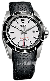 Tudor Grantour Date Biały/Skóra Ø42 mm 20500N-WHIDBLS