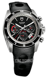 Tudor Grantour Chrono Czarny/Skóra Ø42 mm 20530N-BIDBLS