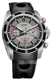 Tudor Grantour Chrono Fly-Back Srebrny/Skóra Ø42 mm 20550N-SIDBLS