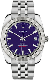 Tudor Classic Date Niebieski/Stal Ø38 mm 21010-0005