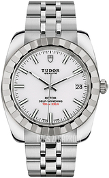 Tudor Classic Date Biały/Stal Ø38 mm 21010-0007