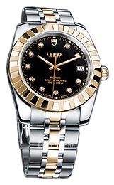 Tudor Classic Date Czarny/Stal w odcieniu złota Ø38 mm 21013-62583-BDIDSTL