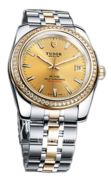 Tudor Classic Date Szampański/Stal w odcieniu złota Ø38 mm 21023-62583-CHIDSTL