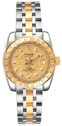 Tudor Classic Date Żółte złoto/Stal w odcieniu złota Ø28 mm 22013-0010