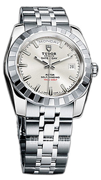 Tudor Classic Date-Day Srebrny/Stal Ø41 mm 23010-62110-SIDSTL