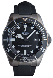 Tudor Pelagos Czarny/Guma Ø42 mm 25500TN-RUBBER