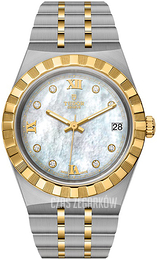 Tudor Royal Biały/18 karatowe żółte złoto Ø34 mm M28403-0007