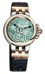 Tudor Clair De Rose Zielony/18 karatowe żółte złoto Ø30 mm 35401-GRDBFS