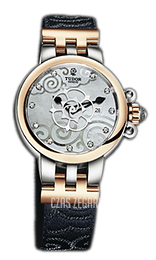 Tudor Clair De Rose Biały/18 karatowe żółte złoto Ø30 mm 35401-WHDDBFS