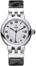 Tudor Clair De Rose Biały/Skóra Ø30 mm 35500-0003