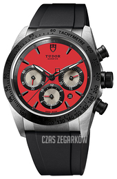 Tudor Fastrider Czerwony/Guma Ø42 mm 42010n-0009