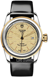 Tudor Glamour Date Żółte złoto/Skóra Ø26 mm M51003-0022
