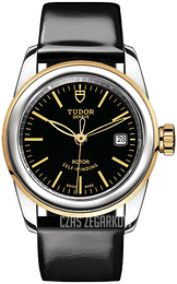 Tudor Glamour Date Czarny/Skóra Ø26 mm M51003-0024