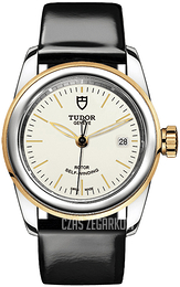 Tudor Glamour Date Biały/Skóra Ø26 mm M51003-0027