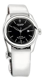 Tudor Glamour Date Czarny/Skóra Ø31 mm 53000-BIDWPLS