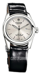 Tudor Glamour Date Srebrny/Skóra Ø31 mm 53000-SIDBPLS