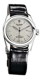 Tudor Glamour Date Srebrny/Skóra Ø31 mm 53000-SIDBPLSP