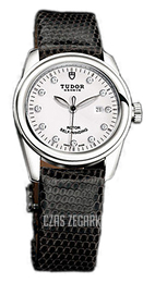 Tudor Glamour Date Biały/Skóra Ø31 mm 53000-WDIDBLZS