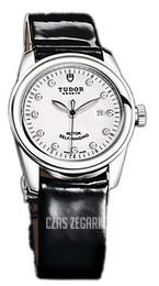 Tudor Glamour Date Biały/Skóra Ø31 mm 53000-WDIDBPLS