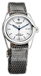 Tudor Glamour Date Biały/Skóra Ø31 mm 53000-WIDGLZSP