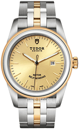 Tudor Glamour Date Żółte złoto/Stal w odcieniu złota Ø31 mm M53003-0005