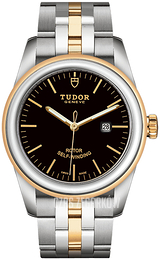 Tudor Glamour Date Czarny/Stal w odcieniu złota Ø31 mm M53003-0007