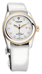 Tudor Glamour Date Biały/Skóra Ø31 mm 53003-WDIDWPLS