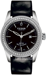 Tudor Glamour Date Czarny/Skóra Ø31 mm M53020-0047