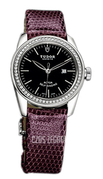 Tudor Glamour Date Czarny/Skóra Ø31 mm 53020-BIDPRLZS