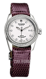 Tudor Glamour Date Biały/Skóra Ø31 mm 53020-WDIDPRLZS